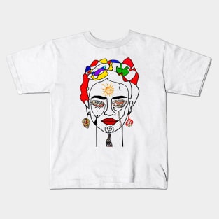Move like Frida Kahlo Kids T-Shirt